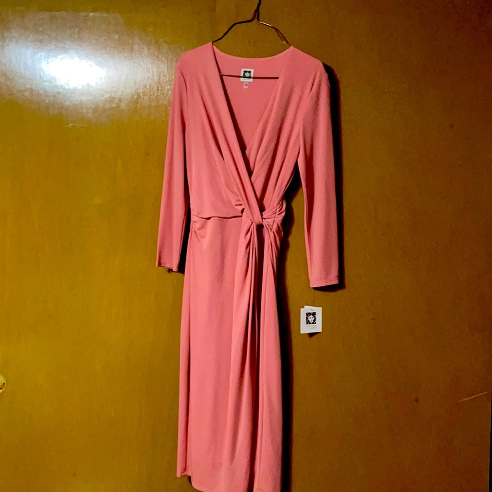 Salmon Anne Klein dress